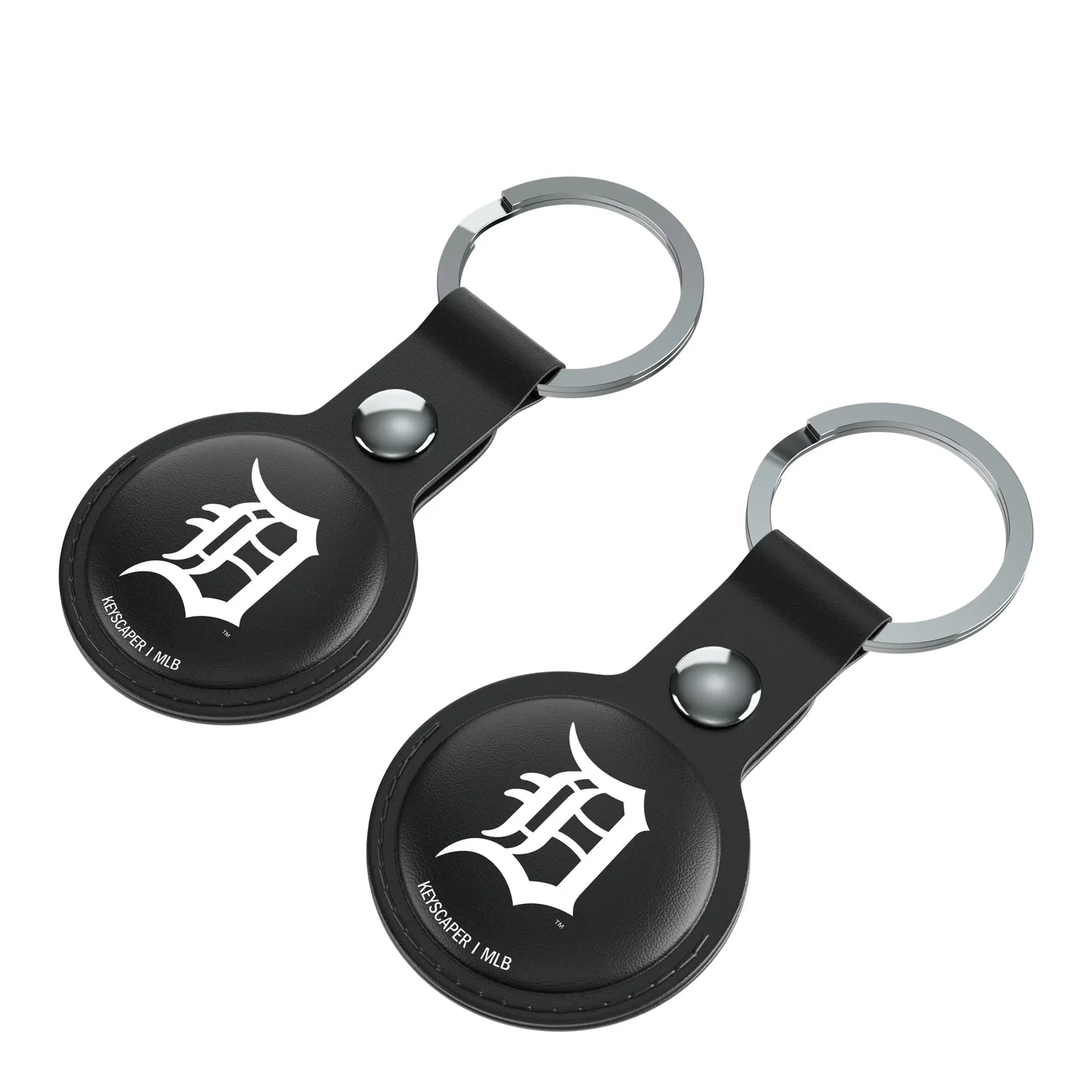 Detroit Tigers Insignia Black Airtag Holder 2-Pack