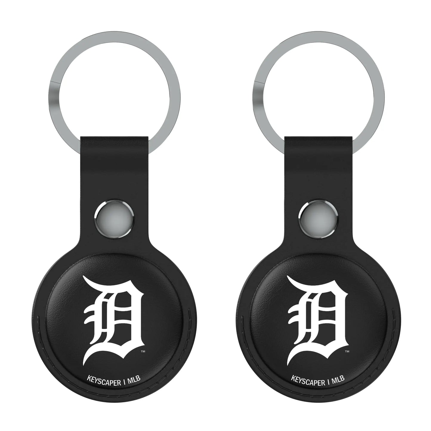 Detroit Tigers Insignia Black Airtag Holder 2-Pack