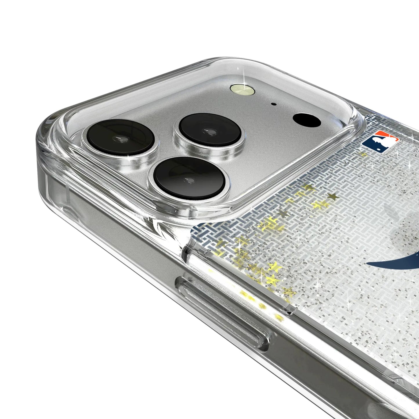 Detroit Tigers Linen Glitter Phone Case for Apple iPhone