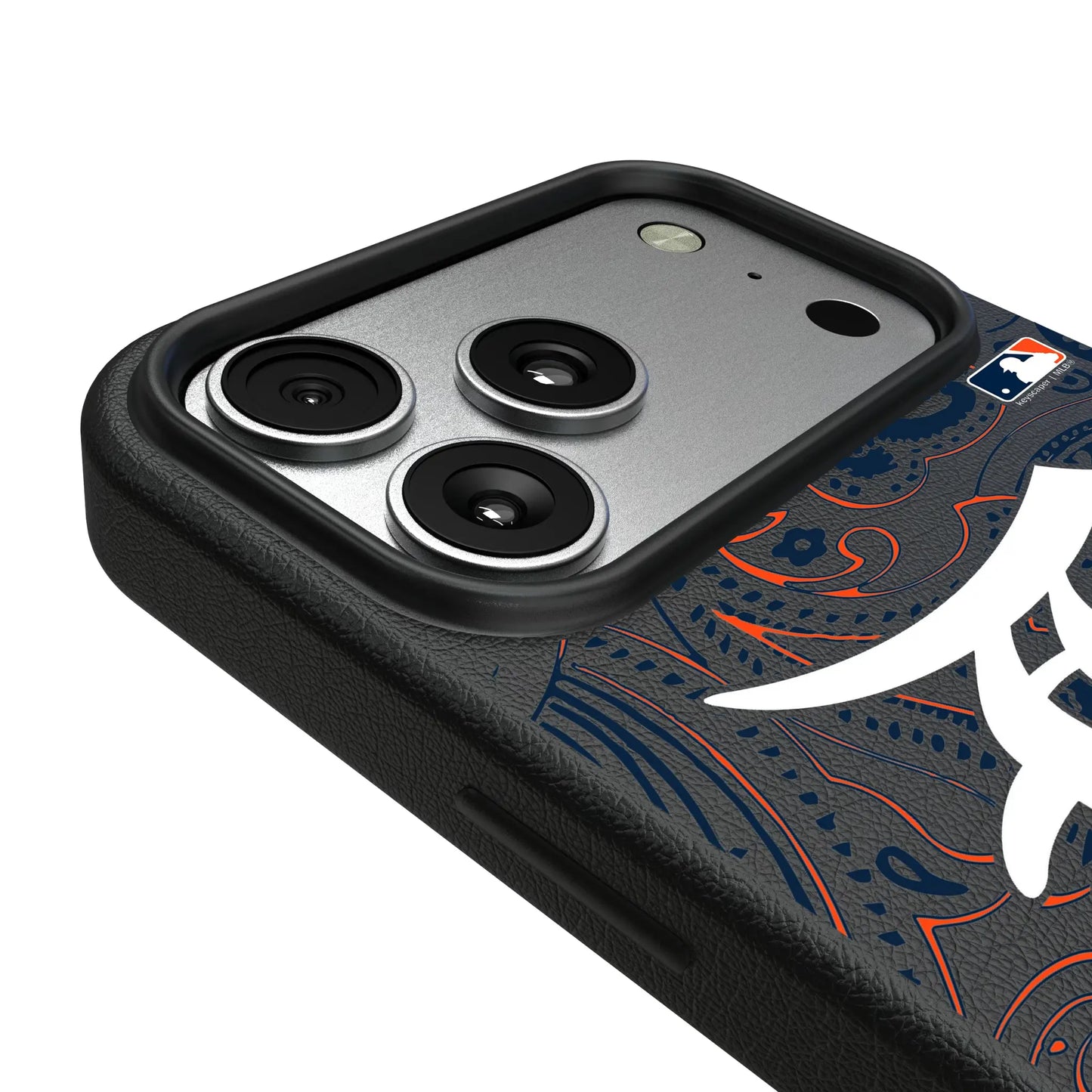 Detroit Tigers Paisley MagSafe Compatible Phone Case for Apple iPhone