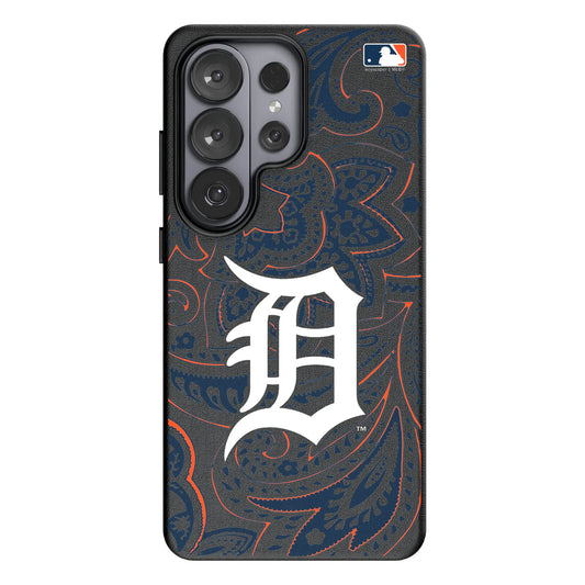 Detroit Tigers Paisley MagSafe Compatible Phone Case for Samsung Galaxy