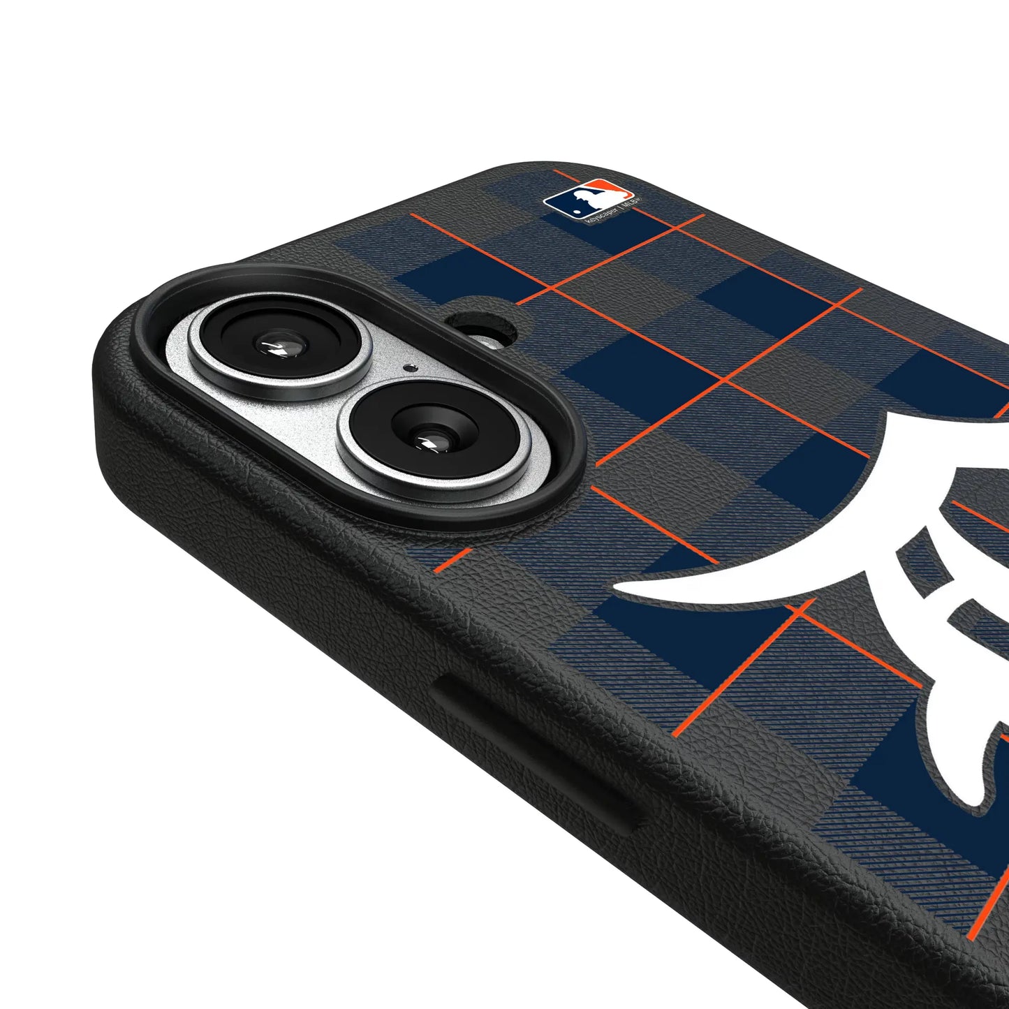 Detroit Tigers Plaid MagSafe Compatible Phone Case for Apple iPhone