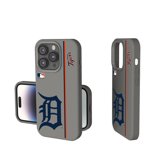 Detroit Tigers Sidebar Soft Touch Phone Case for Apple iPhone