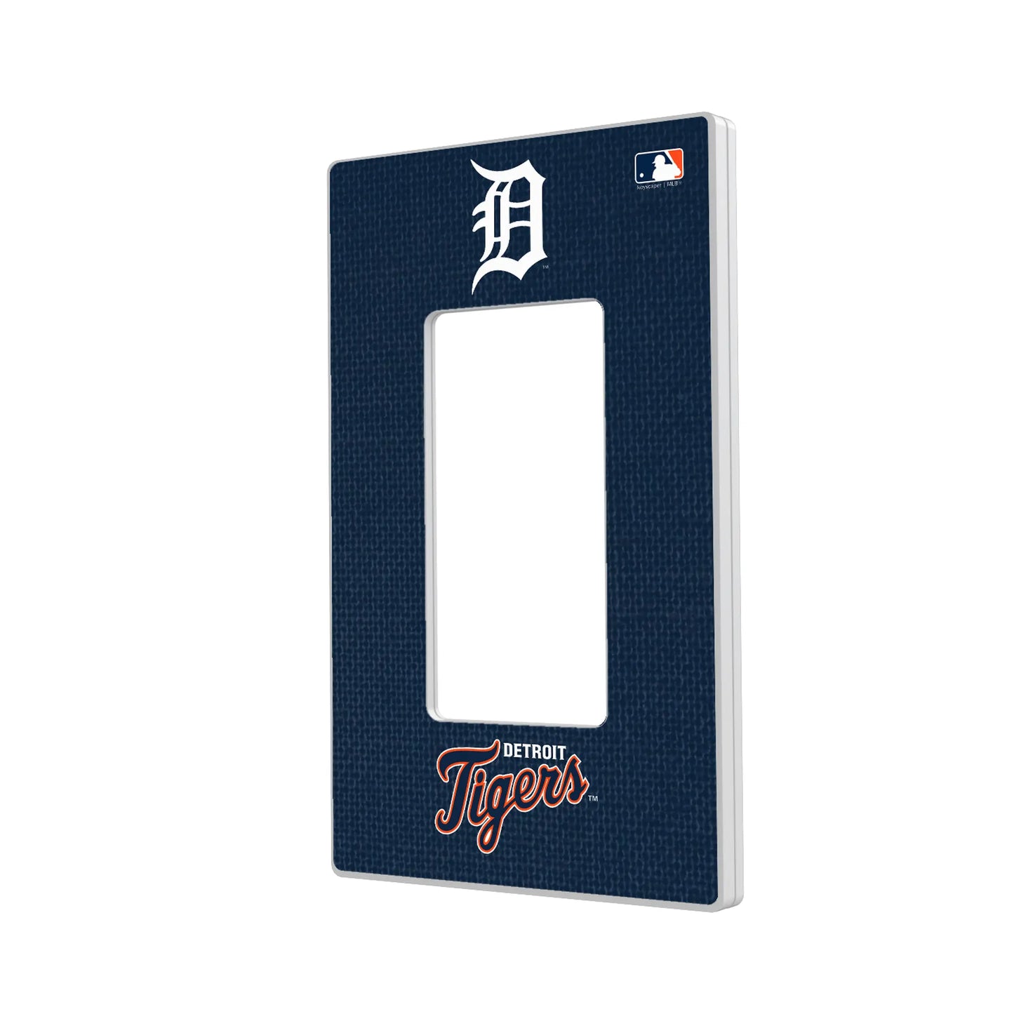 Detroit Tigers Solid Hidden-Screw Light Switch Plate