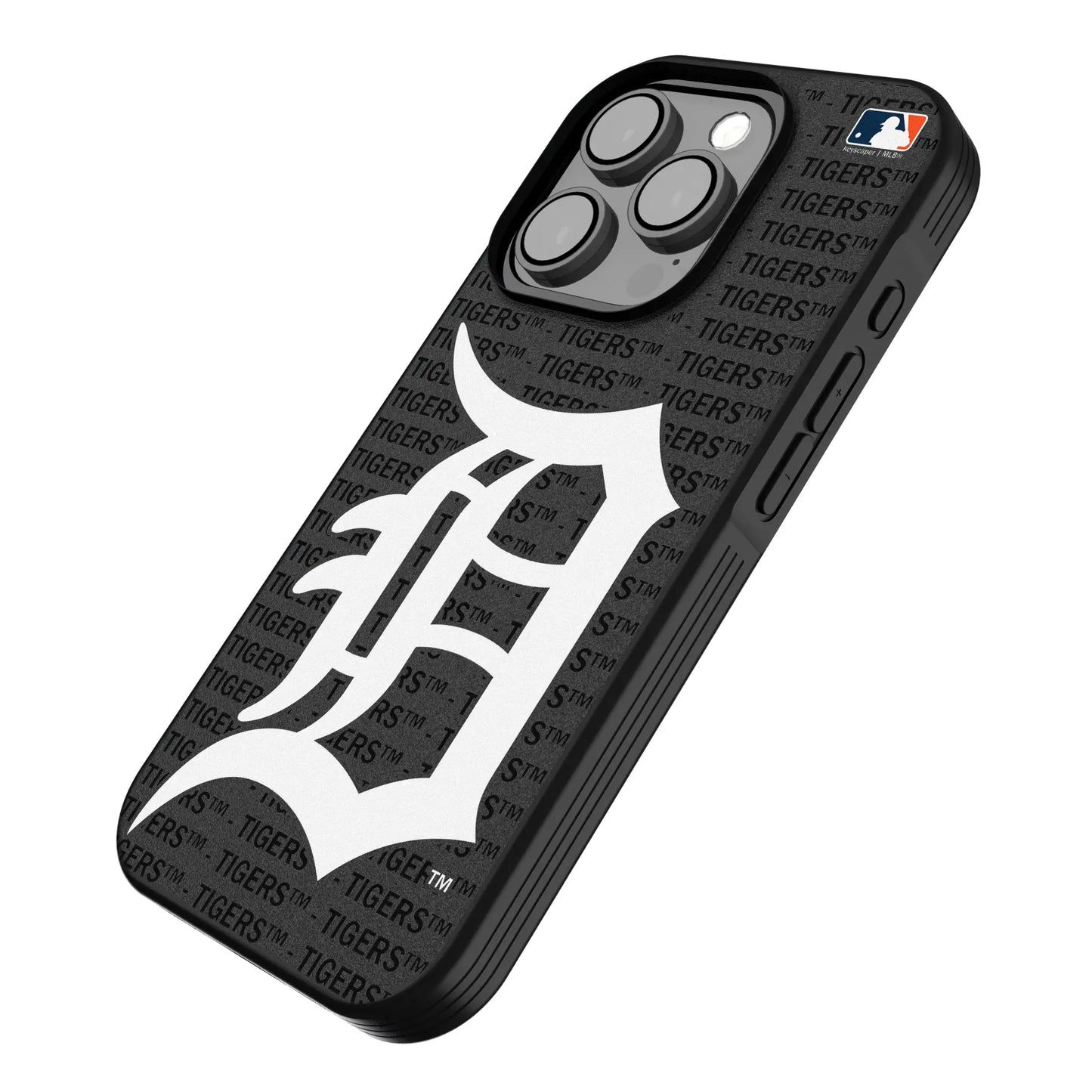 Detroit Tigers Text Backdrop Bump Phone Case for Apple iPhone