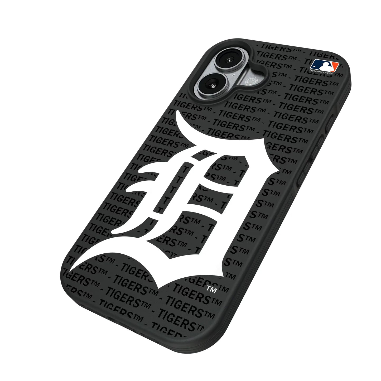 Detroit Tigers Text Backdrop Bump Phone Case for Apple iPhone