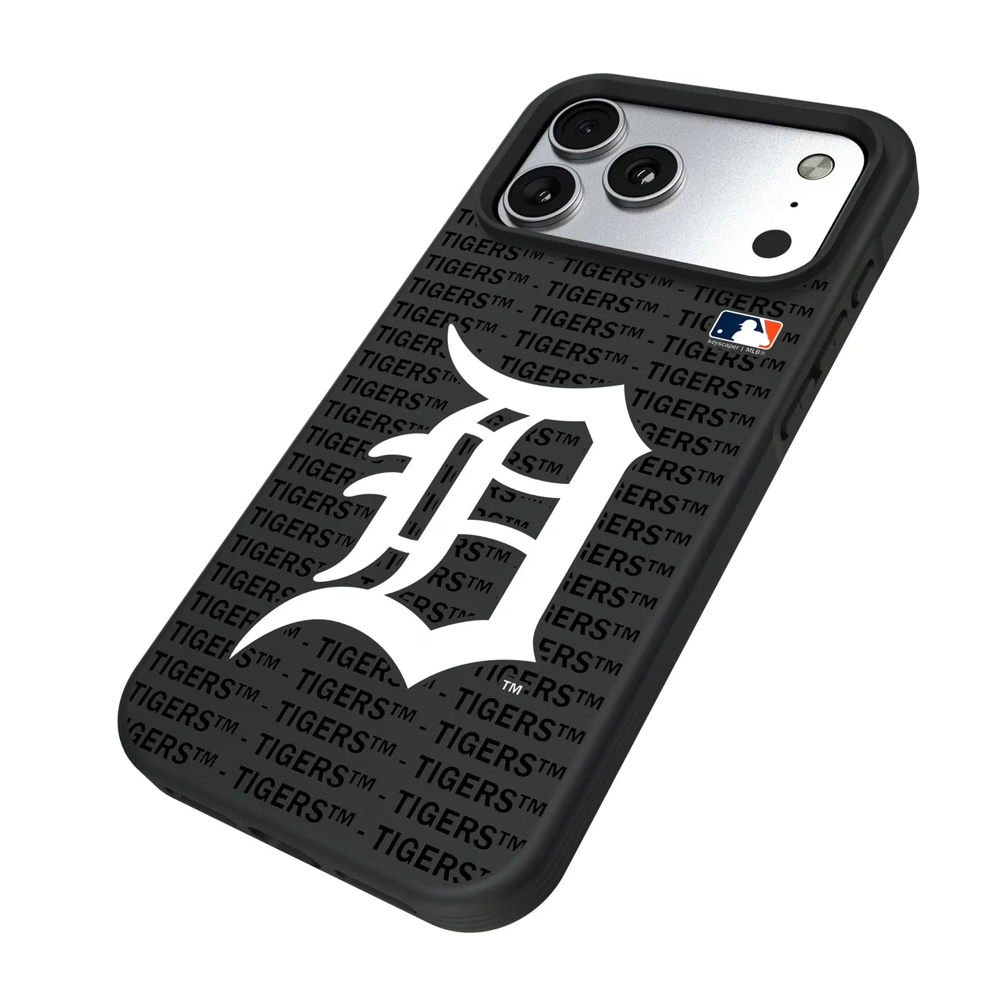 Detroit Tigers Text Backdrop Bump Phone Case for Apple iPhone