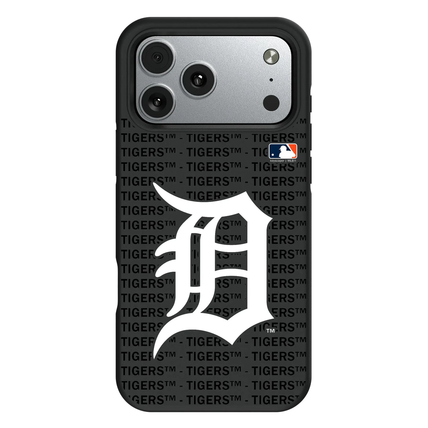 Detroit Tigers Text Backdrop Bump Phone Case for Apple iPhone