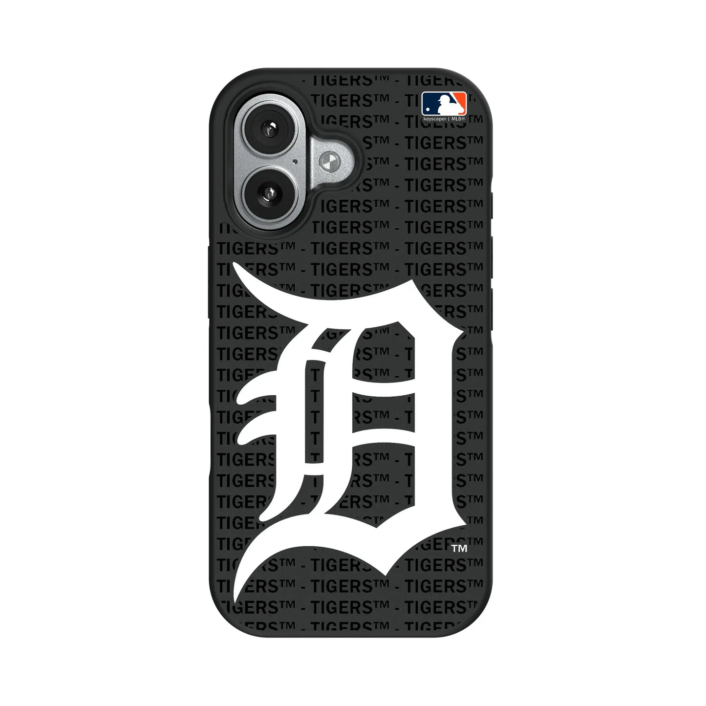 Detroit Tigers Text Backdrop Bump Phone Case for Apple iPhone