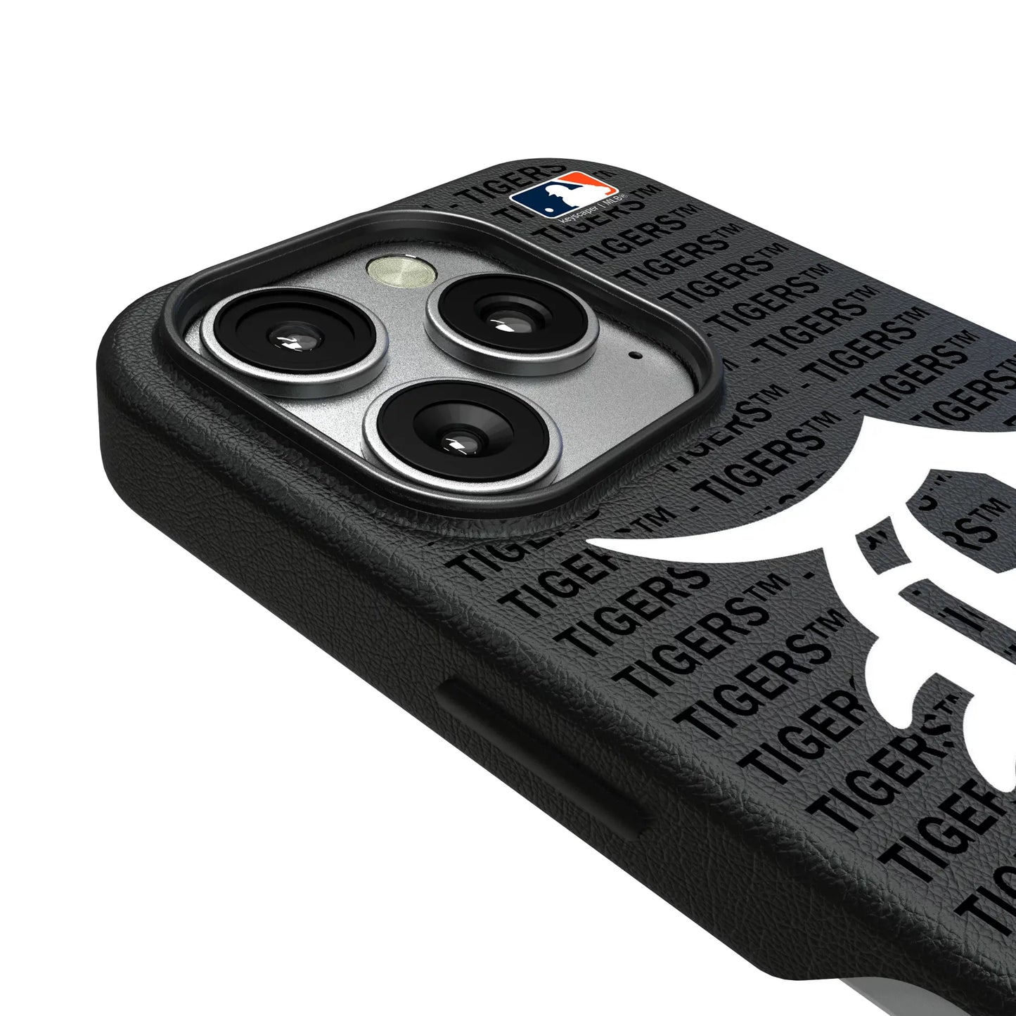 Detroit Tigers Text Backdrop MagSafe Compatible Phone Case for Apple iPhone