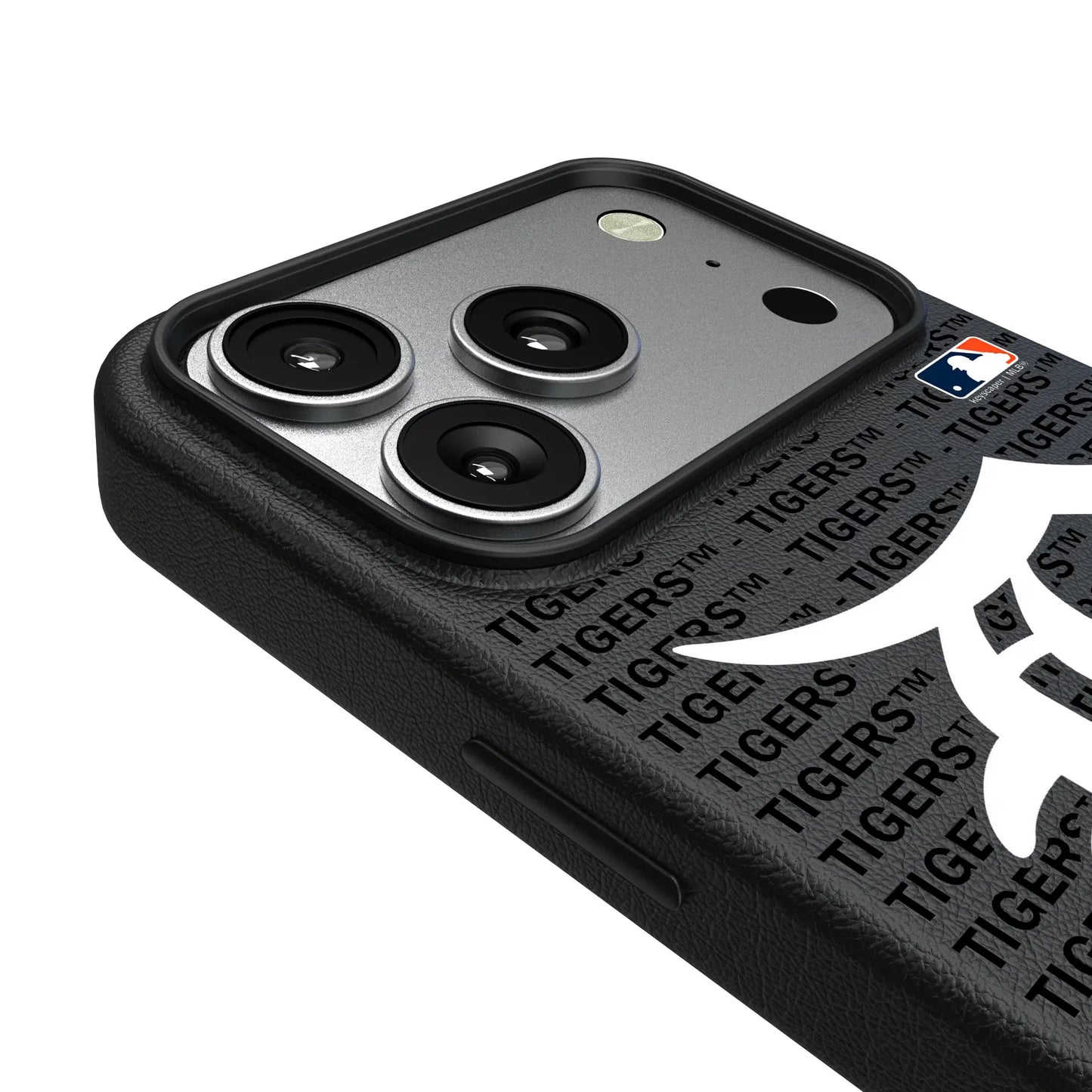 Detroit Tigers Text Backdrop MagSafe Compatible Phone Case for Apple iPhone