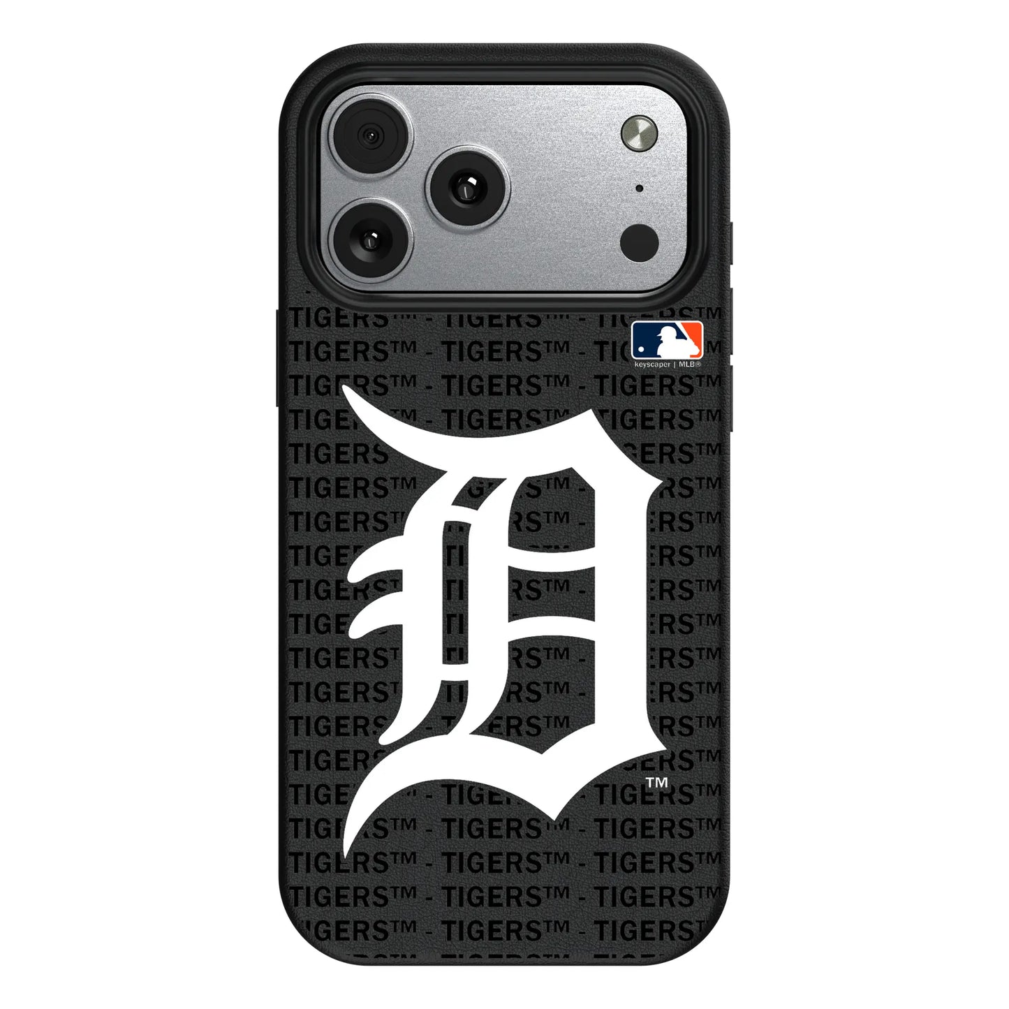 Detroit Tigers Text Backdrop MagSafe Compatible Phone Case for Apple iPhone