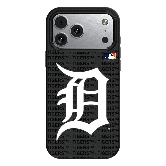 Detroit Tigers Text Backdrop MagSafe Compatible Phone Case for Apple iPhone