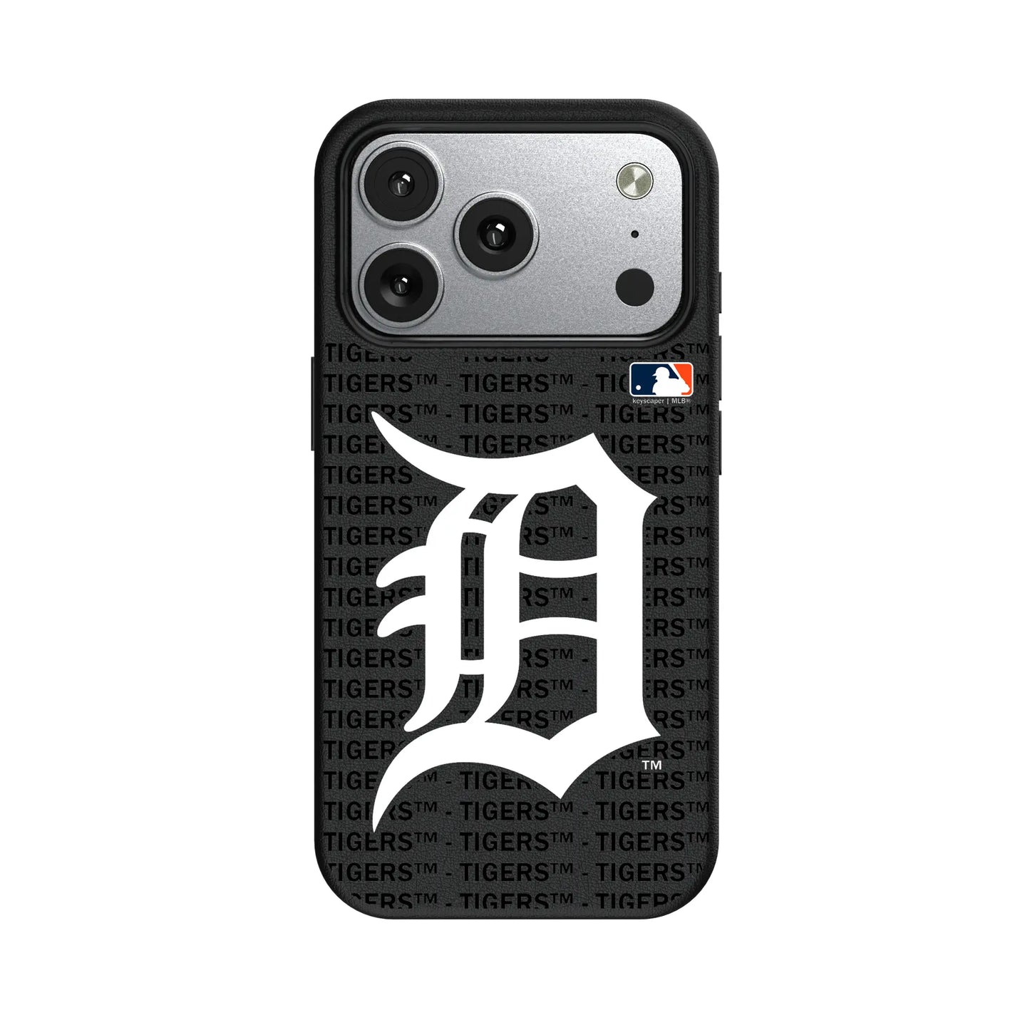 Detroit Tigers Text Backdrop MagSafe Compatible Phone Case for Apple iPhone