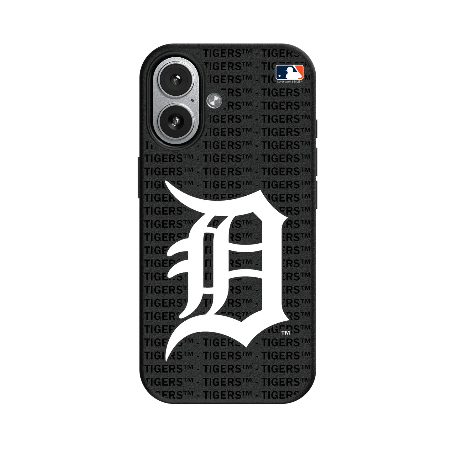 Detroit Tigers Text Backdrop MagSafe Compatible Phone Case for Apple iPhone