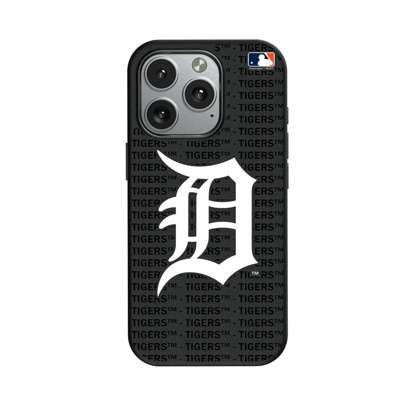Detroit Tigers Text Backdrop MagSafe Compatible Phone Case for Apple iPhone