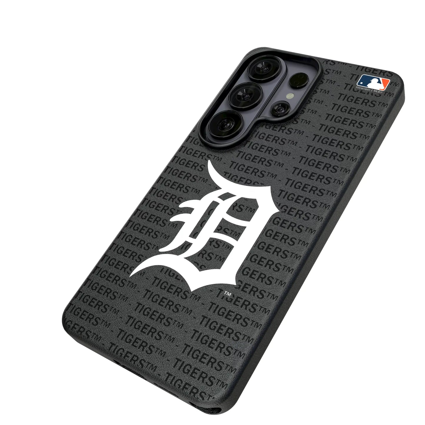Detroit Tigers Text Backdrop MagSafe Compatible Phone Case for Samsung Galaxy