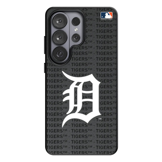 Detroit Tigers Text Backdrop MagSafe Compatible Phone Case for Samsung Galaxy