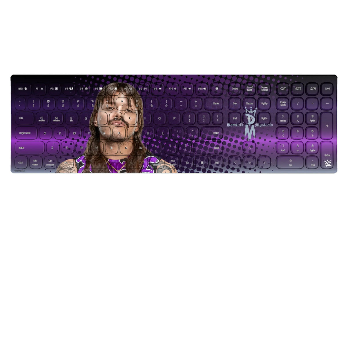 Dominik Mysterio Superstar Curved Wireless Keyboard