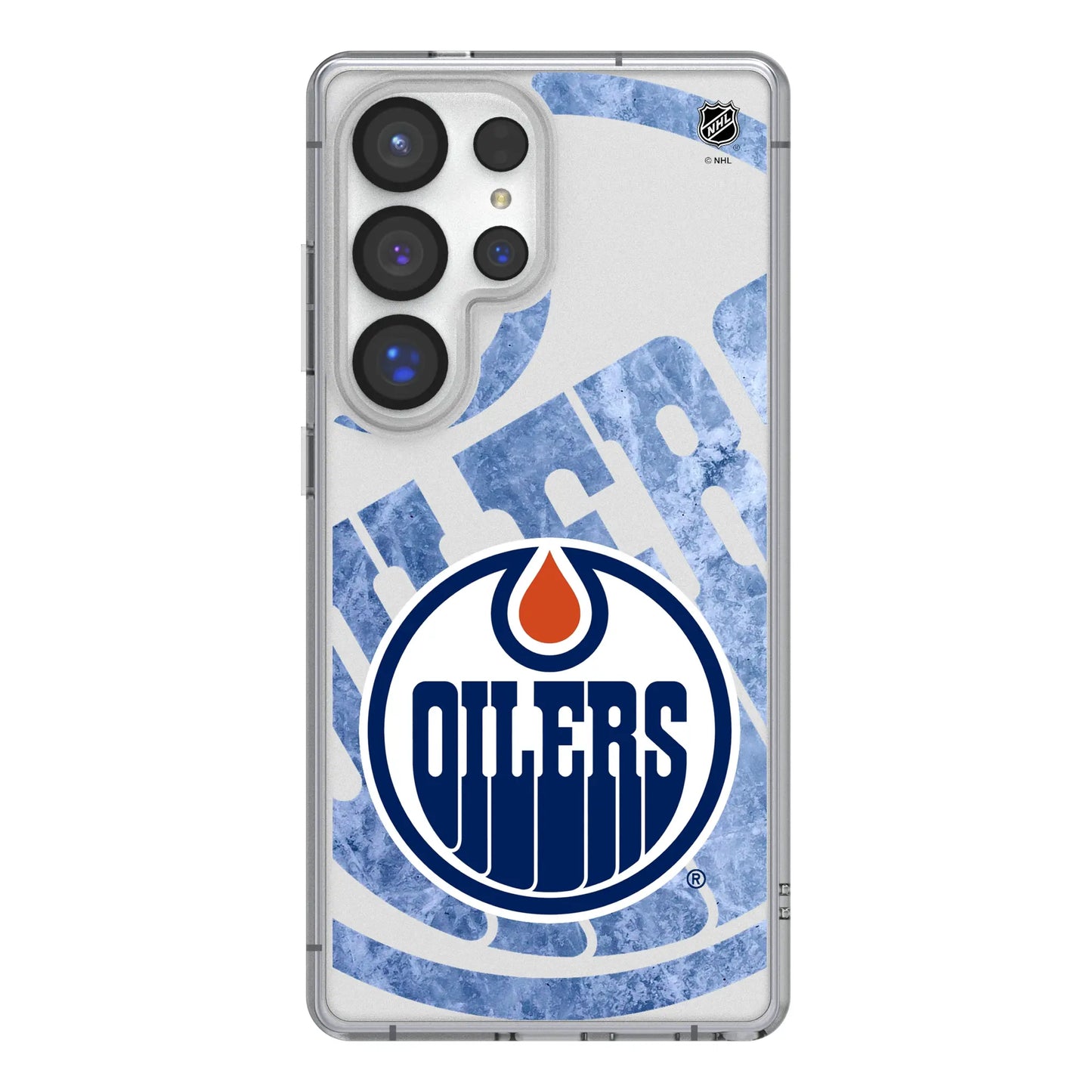 Edmonton Oilers Ice Tilt Clear Phone Case for Samsung Galaxy