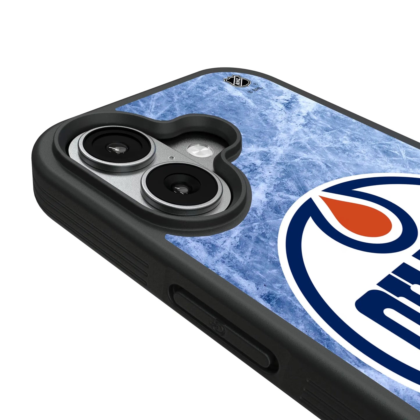 Edmonton Oilers Ice Wordmark Bump Phone Case for Apple iPhone