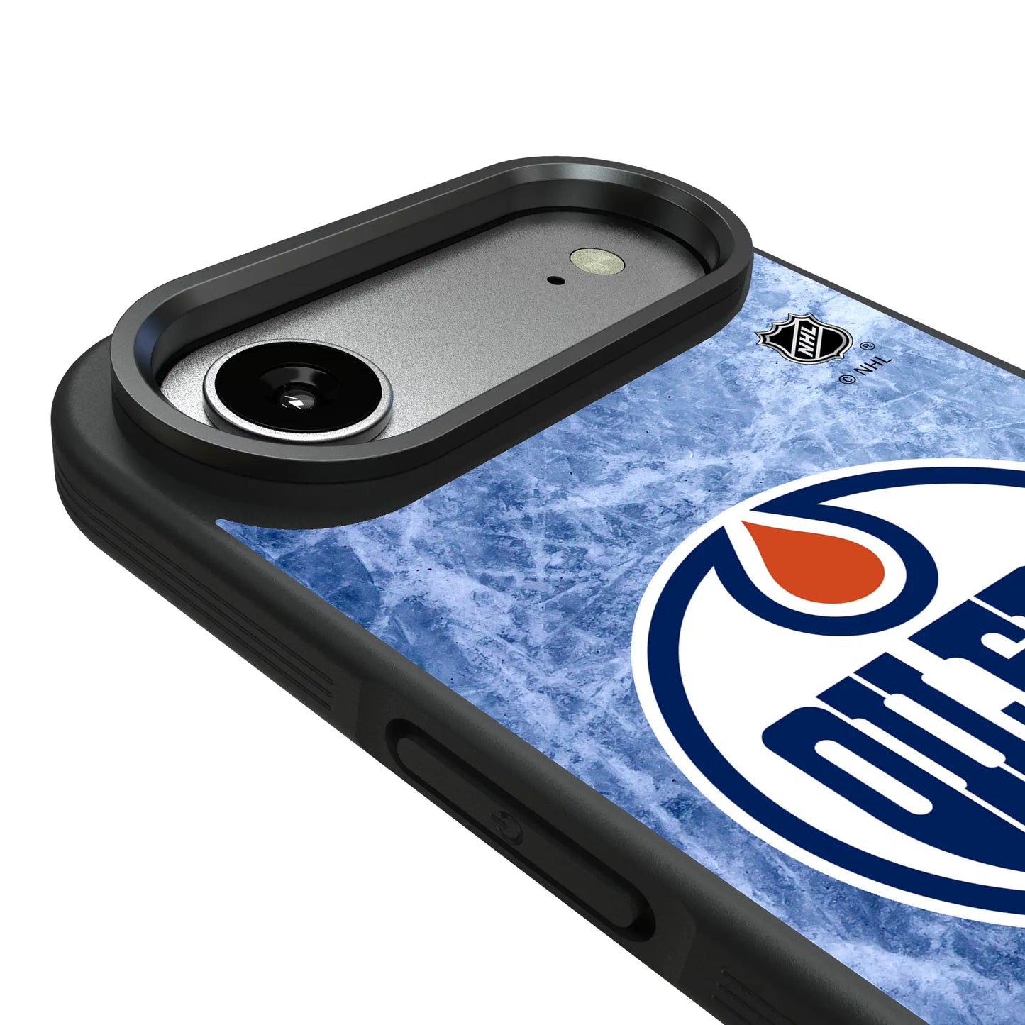 Edmonton Oilers Ice Wordmark Bump Phone Case for Apple iPhone