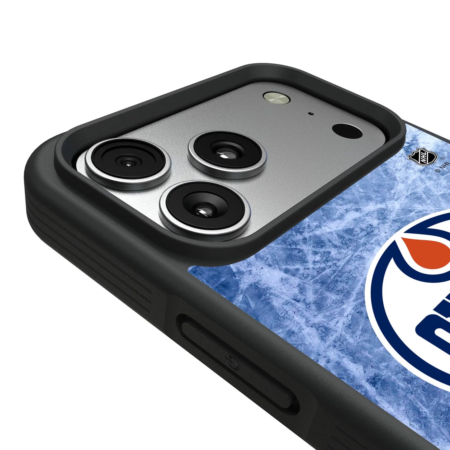 Edmonton Oilers Ice Wordmark Bump Phone Case for Apple iPhone