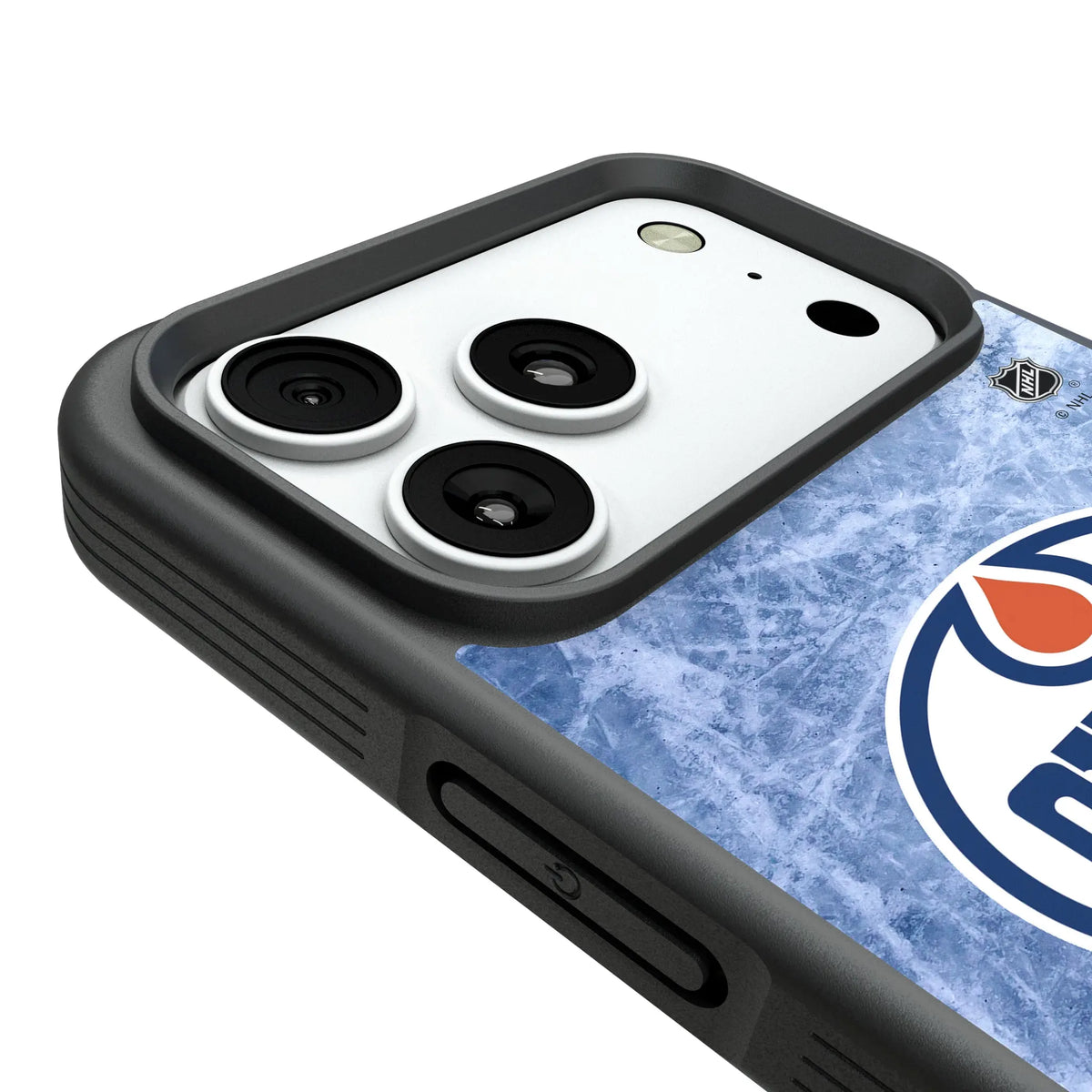 Edmonton Oilers Ice Wordmark Bump Phone Case for Apple iPhone