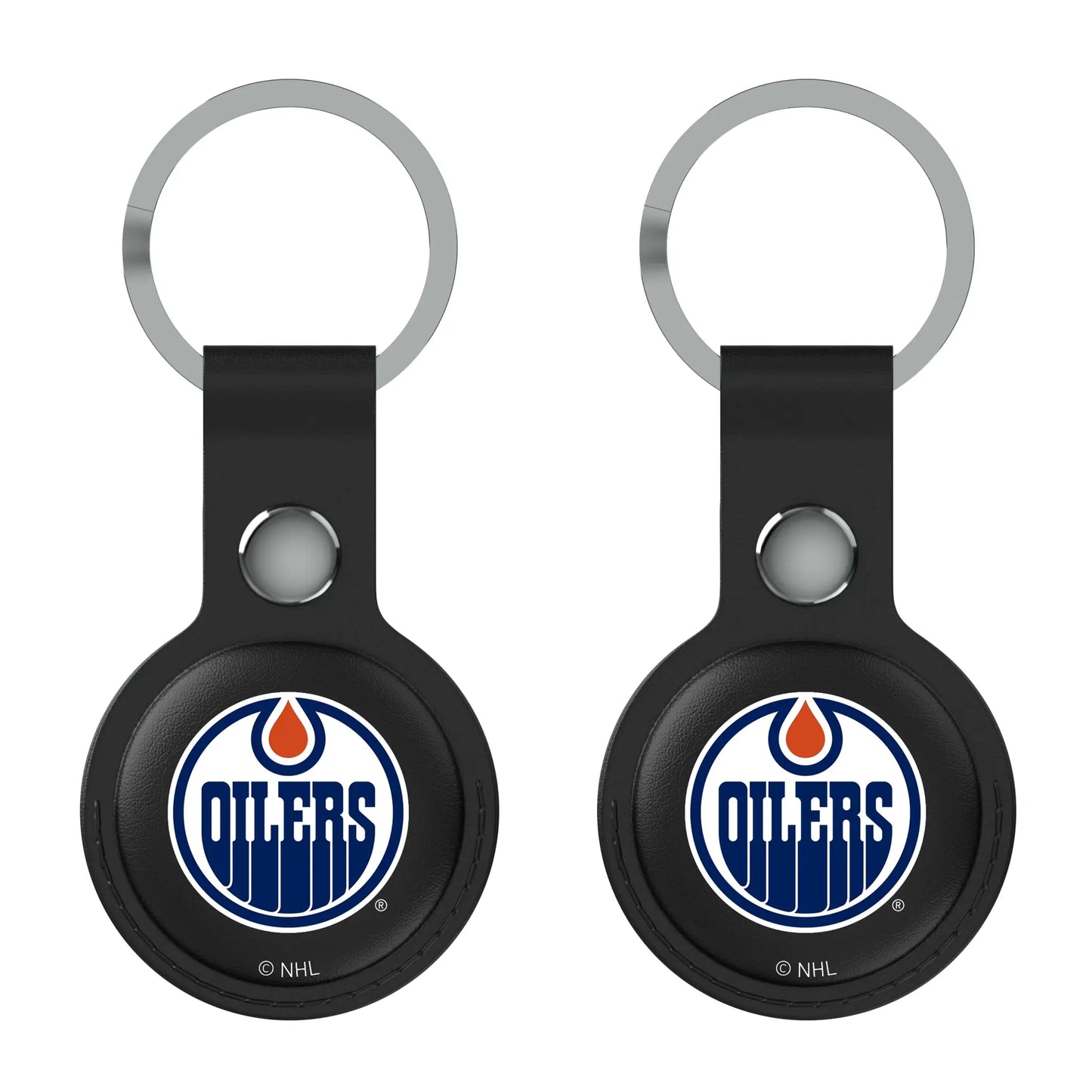 Edmonton Oilers Insignia Black Airtag Holder 2-Pack