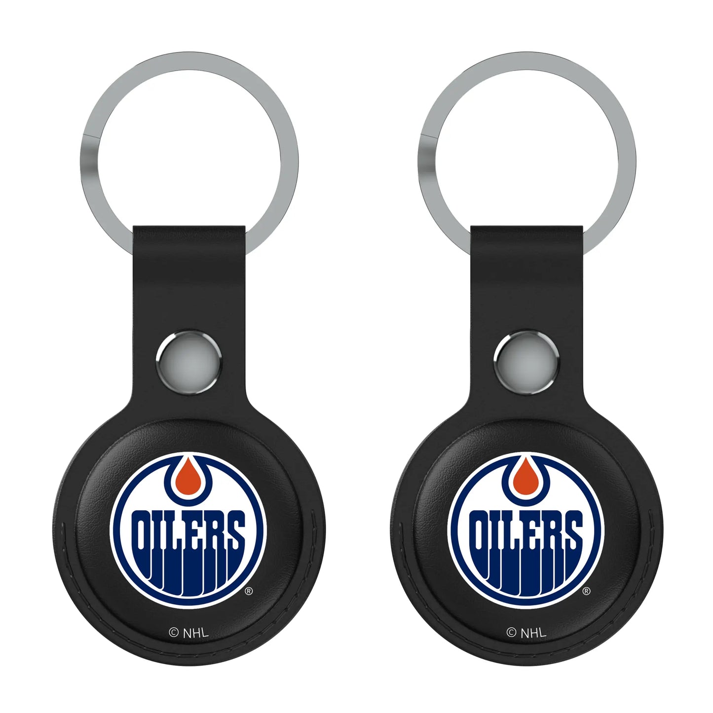 Edmonton Oilers Insignia Black Airtag Holder 2-Pack