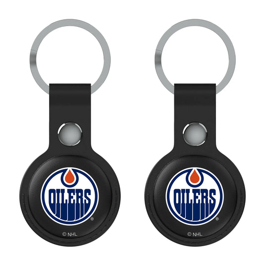 Edmonton Oilers Insignia Black Airtag Holder 2-Pack