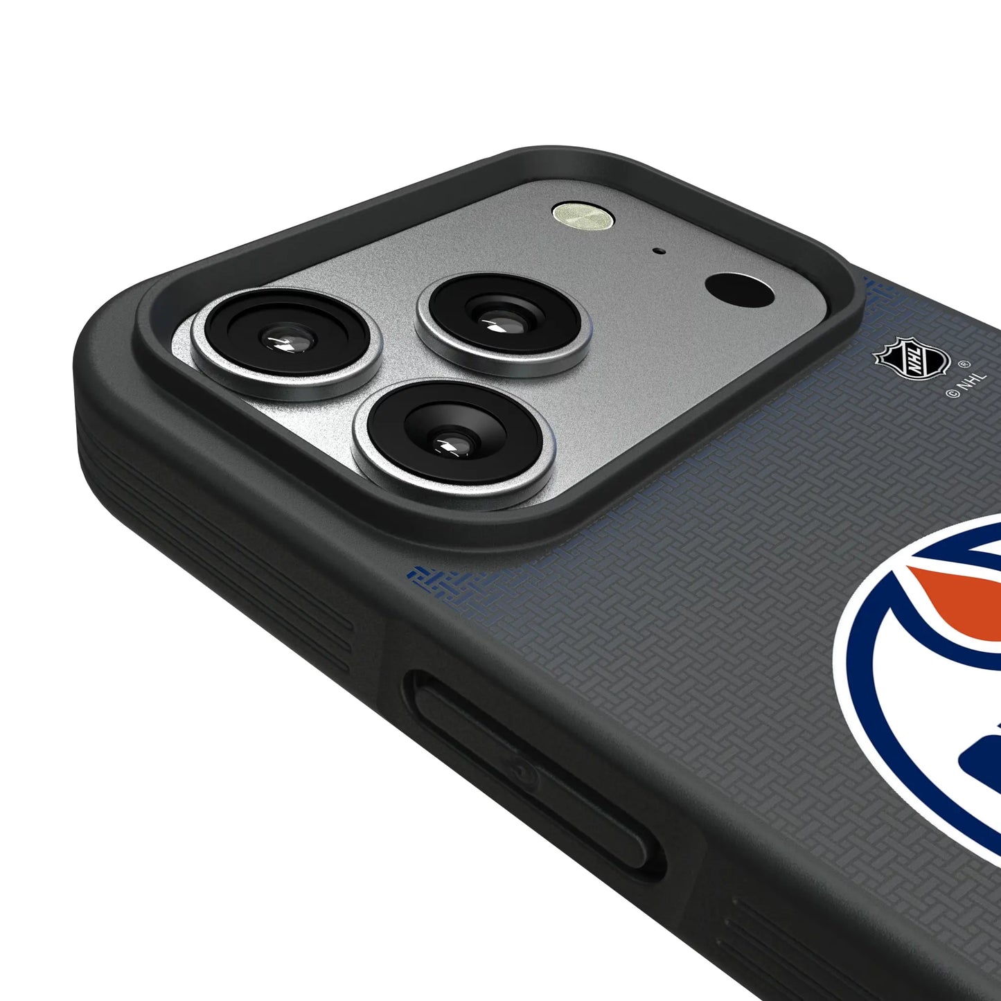 Edmonton Oilers Linen Bump Phone Case for Apple iPhone