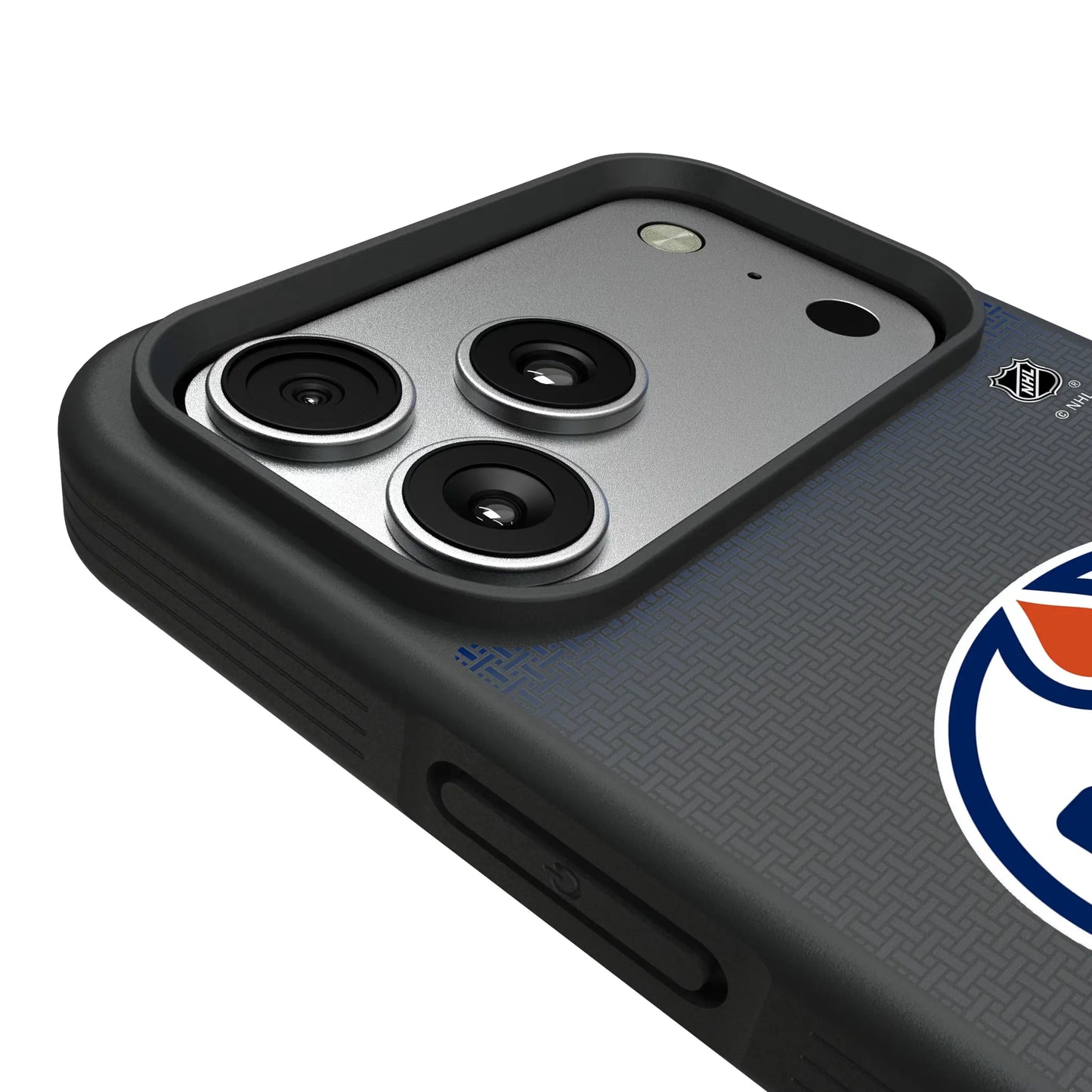 Edmonton Oilers Linen Bump Phone Case for Apple iPhone