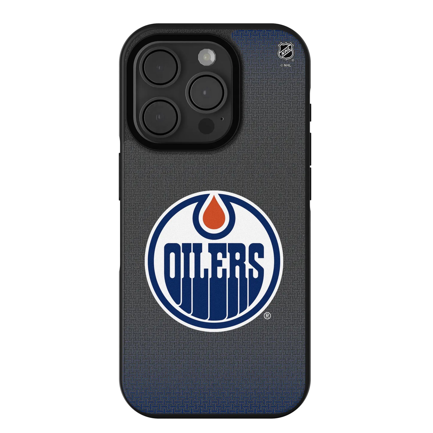Edmonton Oilers Linen Bump Phone Case for Apple iPhone