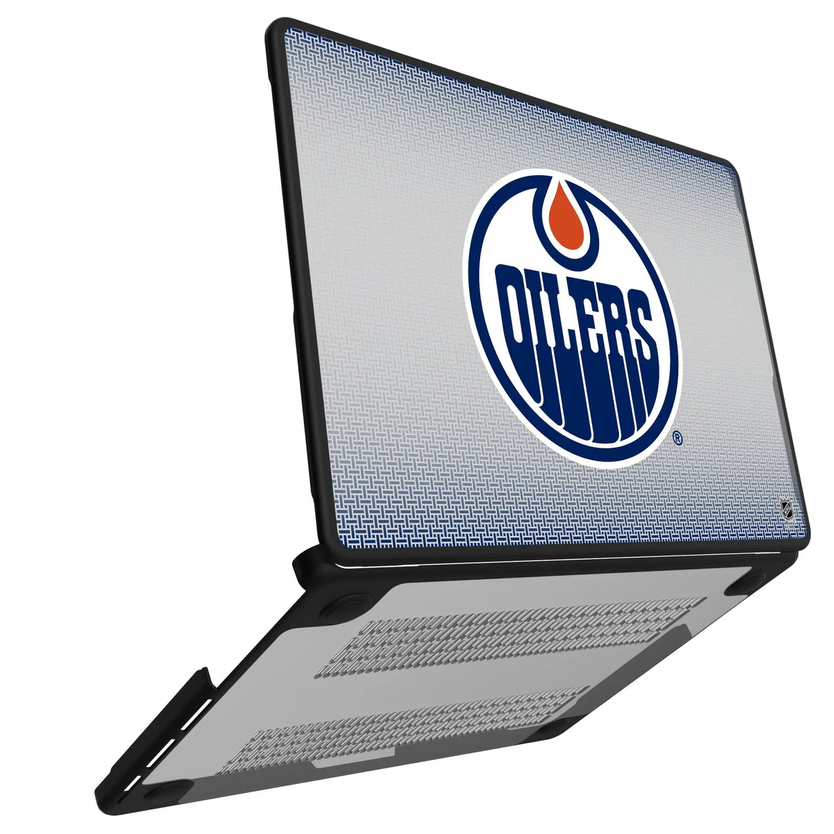 Edmonton Oilers Linen Laptop Case for Apple MacBook