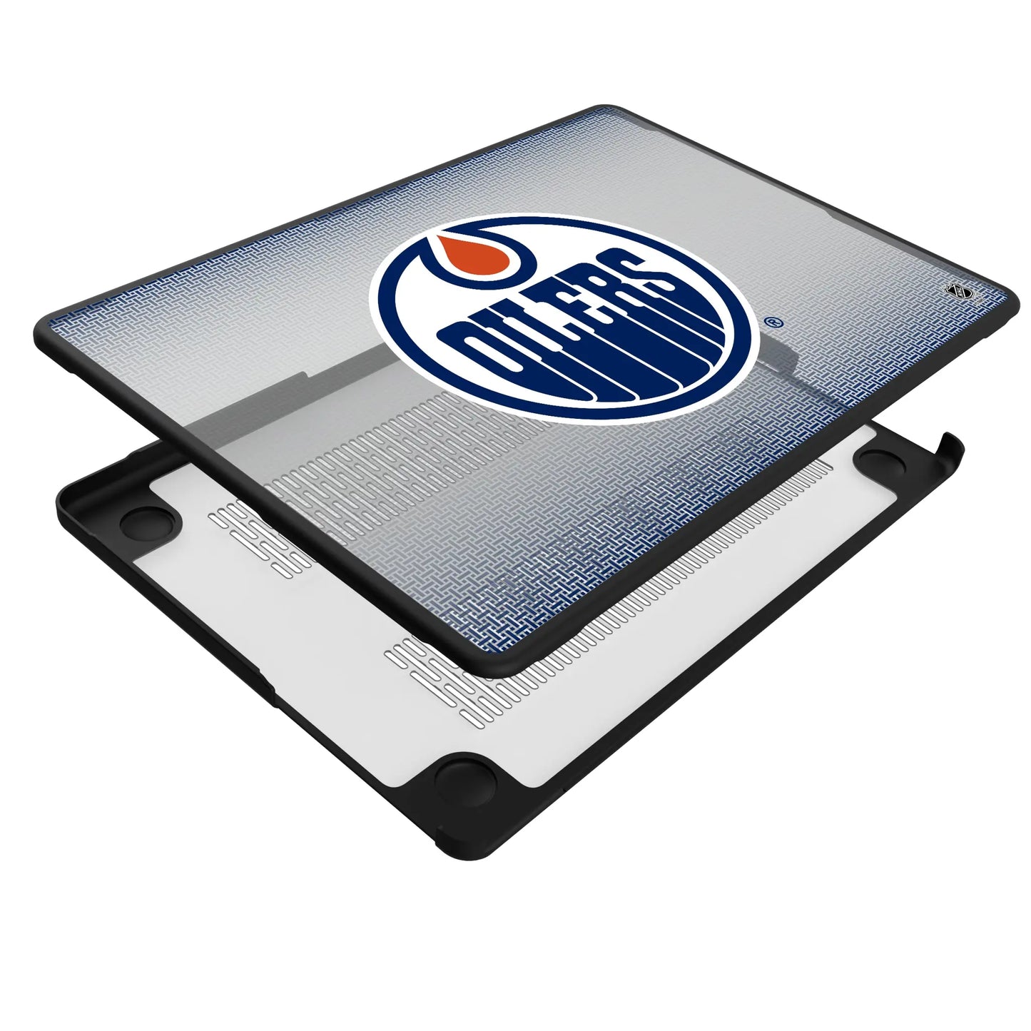 Edmonton Oilers Linen Laptop Case for Apple MacBook