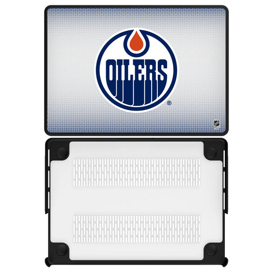 Edmonton Oilers Linen Laptop Case for Apple MacBook