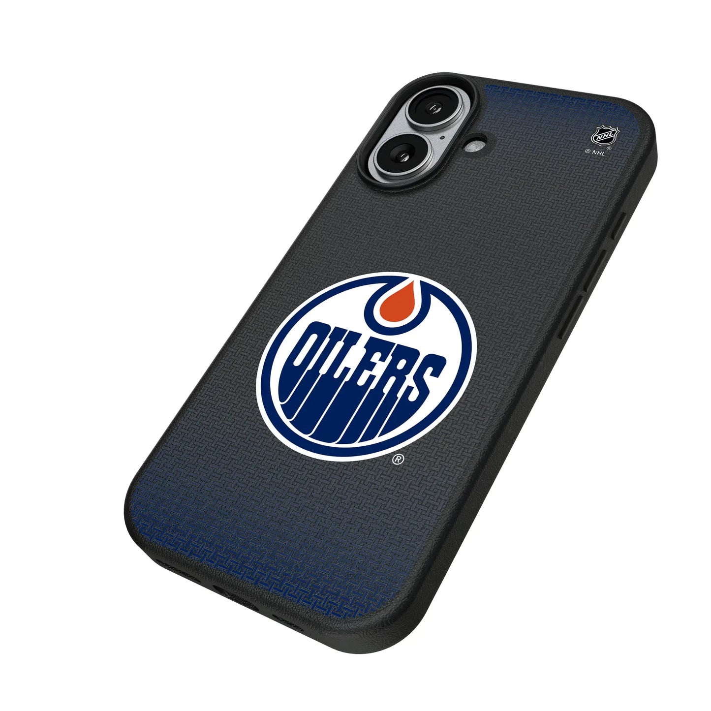 Edmonton Oilers Linen MagSafe Compatible Phone Case for Apple iPhone