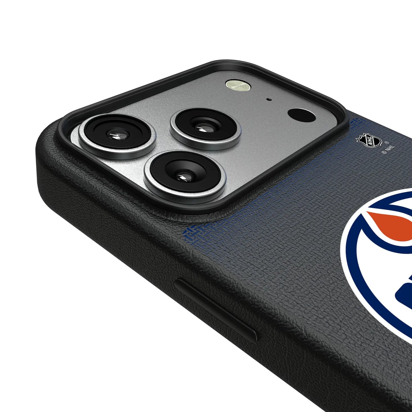 Edmonton Oilers Linen MagSafe Compatible Phone Case for Apple iPhone