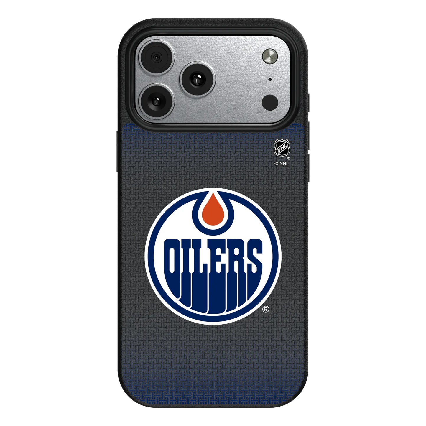 Edmonton Oilers Linen MagSafe Compatible Phone Case for Apple iPhone