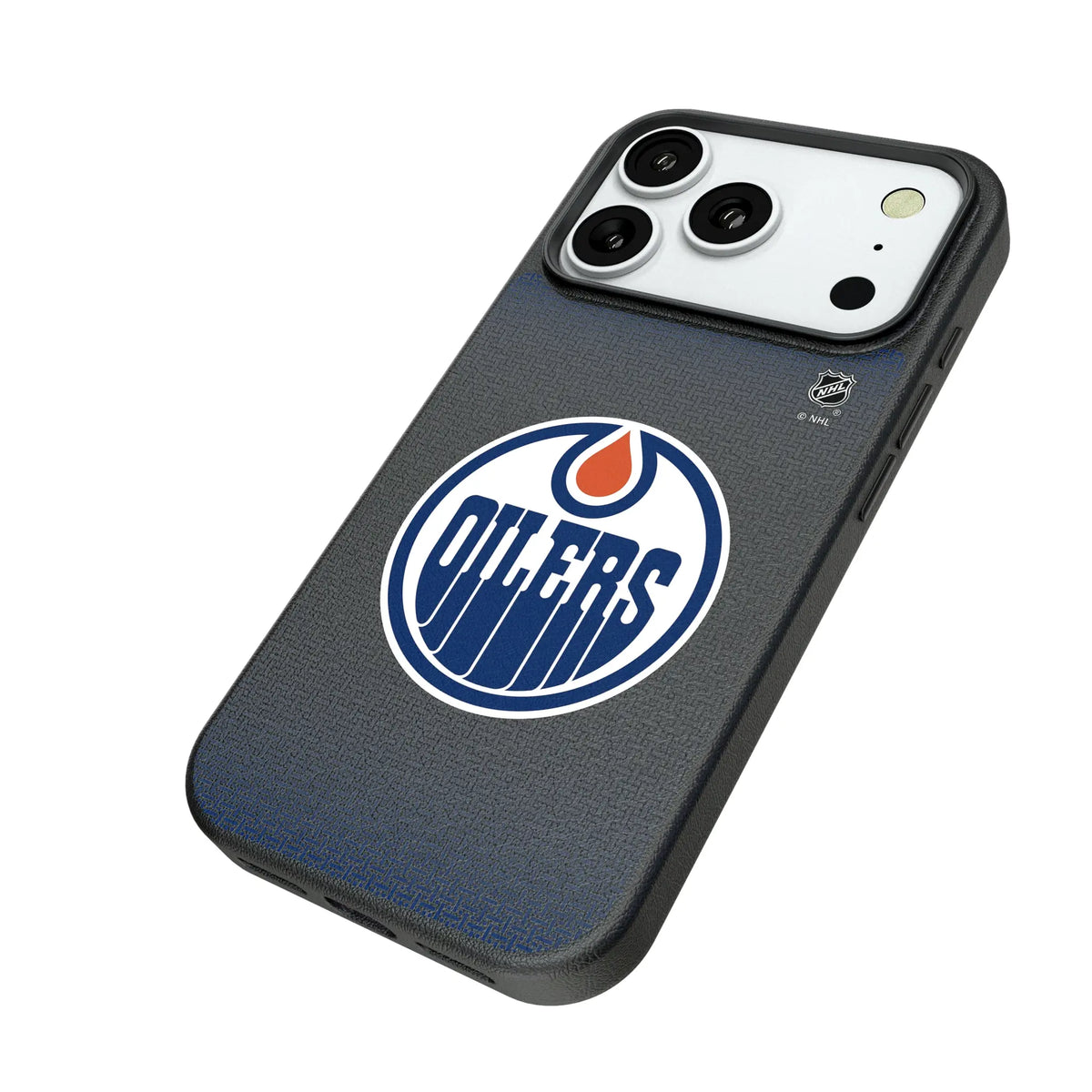 Edmonton Oilers Linen MagSafe Compatible Phone Case for Apple iPhone
