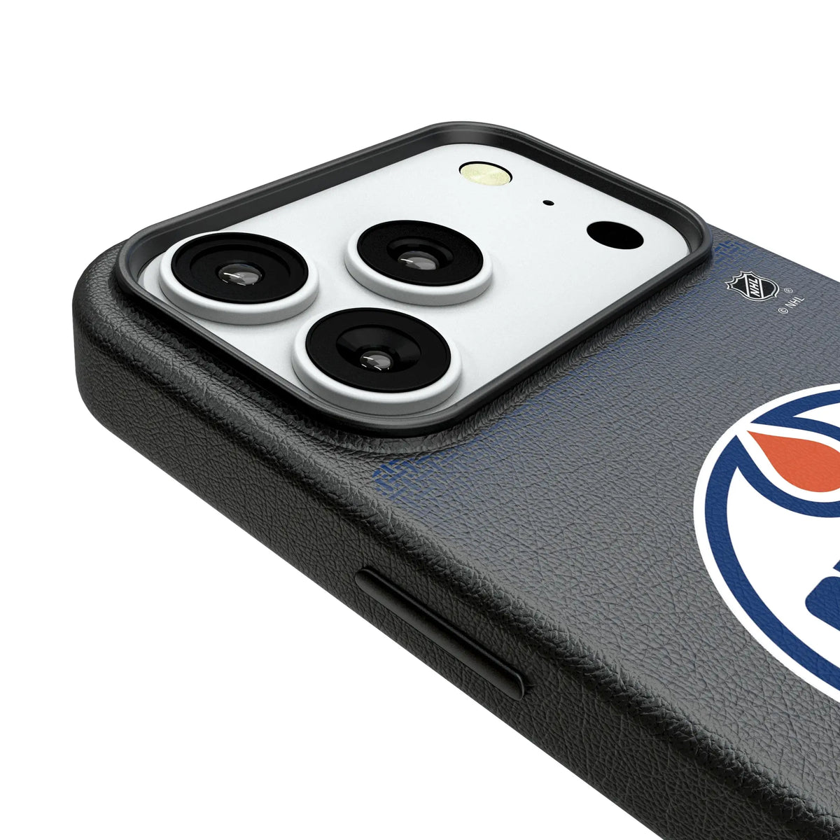 Edmonton Oilers Linen MagSafe Compatible Phone Case for Apple iPhone