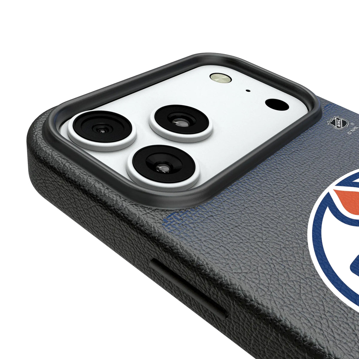 Edmonton Oilers Linen MagSafe Compatible Phone Case for Apple iPhone