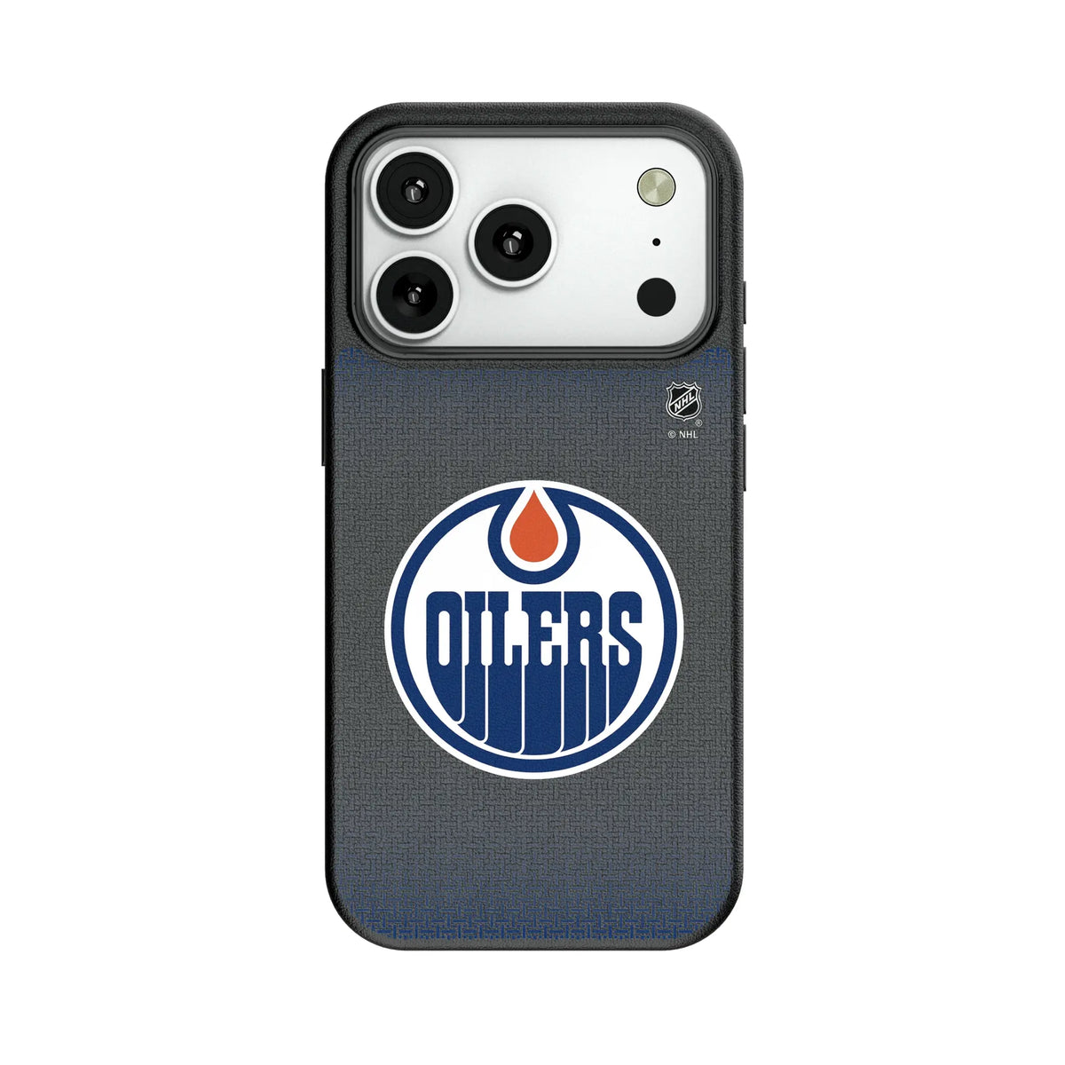 Edmonton Oilers Linen MagSafe Compatible Phone Case for Apple iPhone