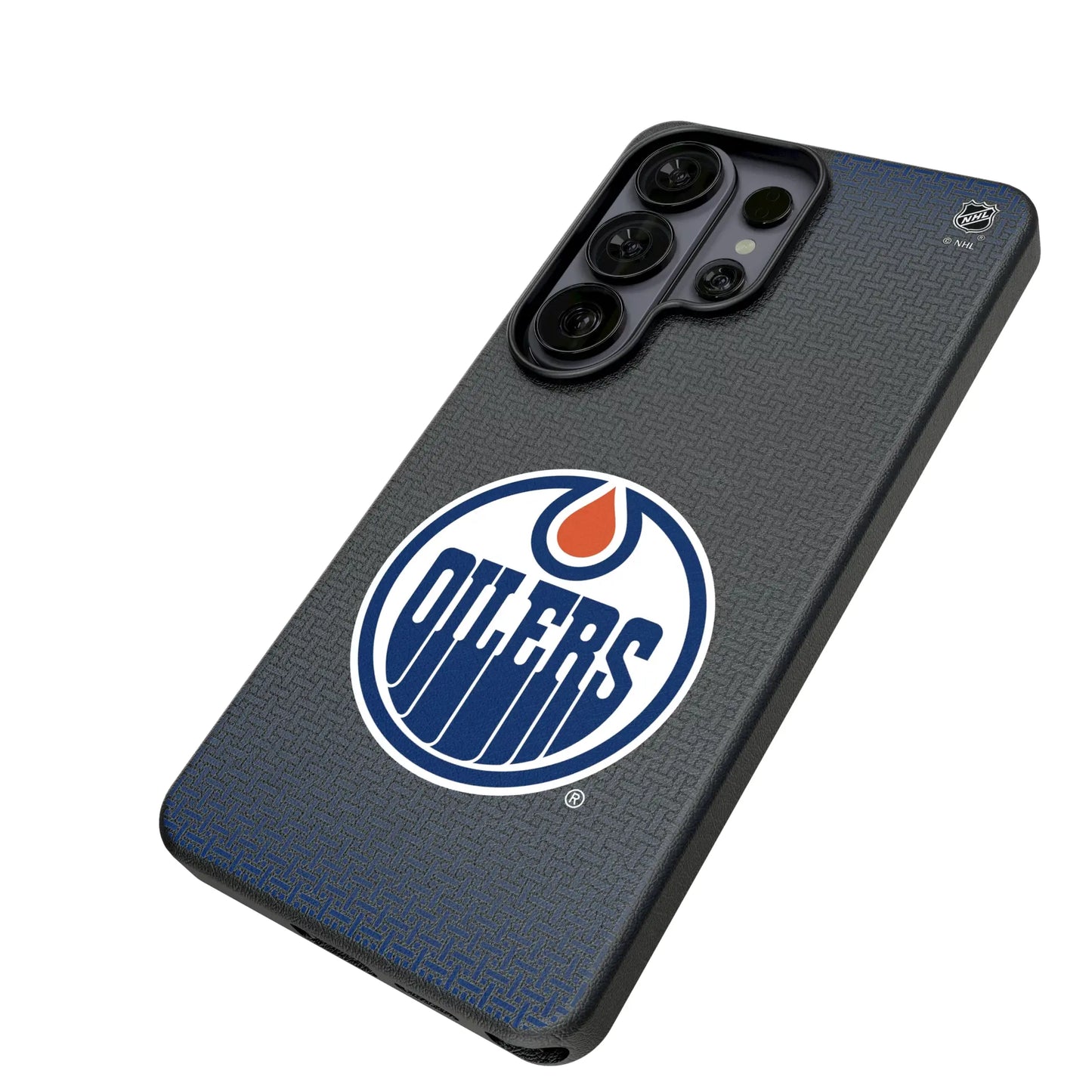 Edmonton Oilers Linen MagSafe Compatible Phone Case for Samsung Galaxy
