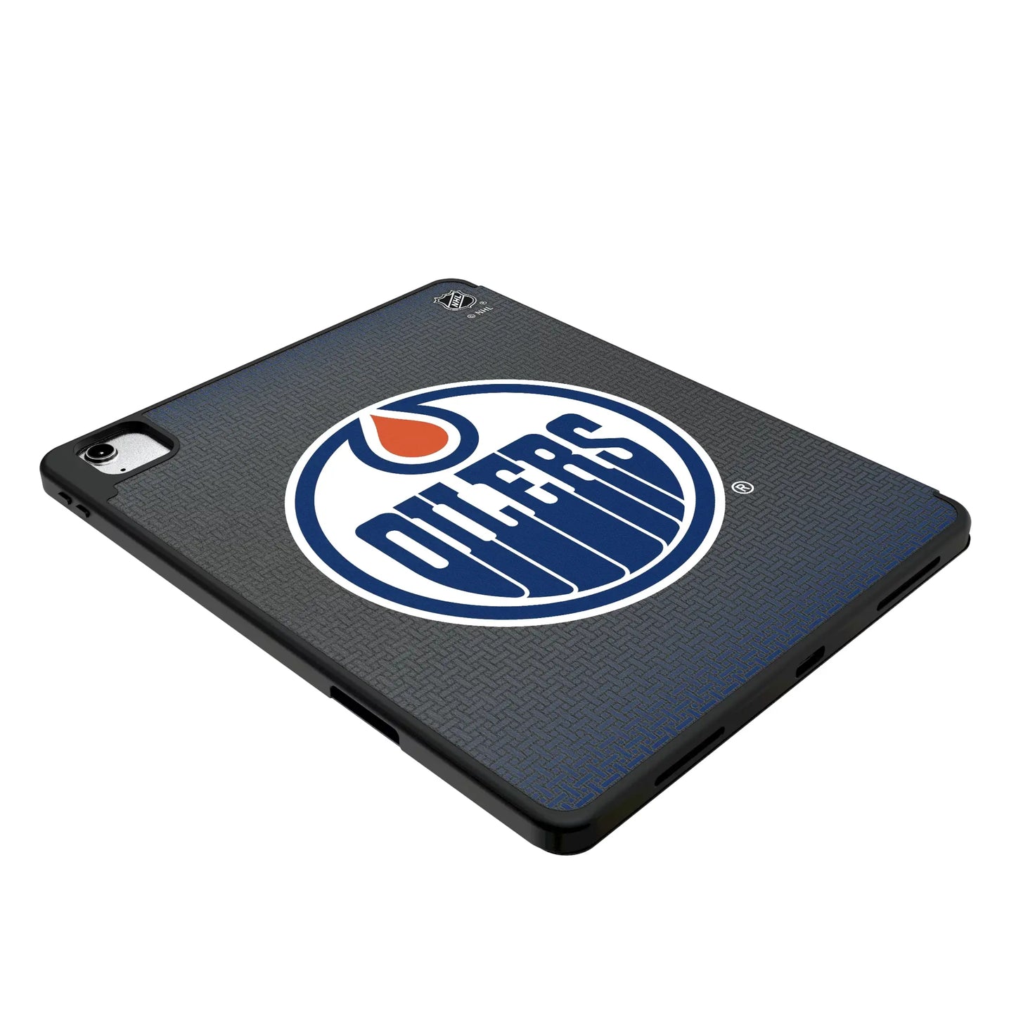 Edmonton Oilers Linen Tablet Case for Apple iPad