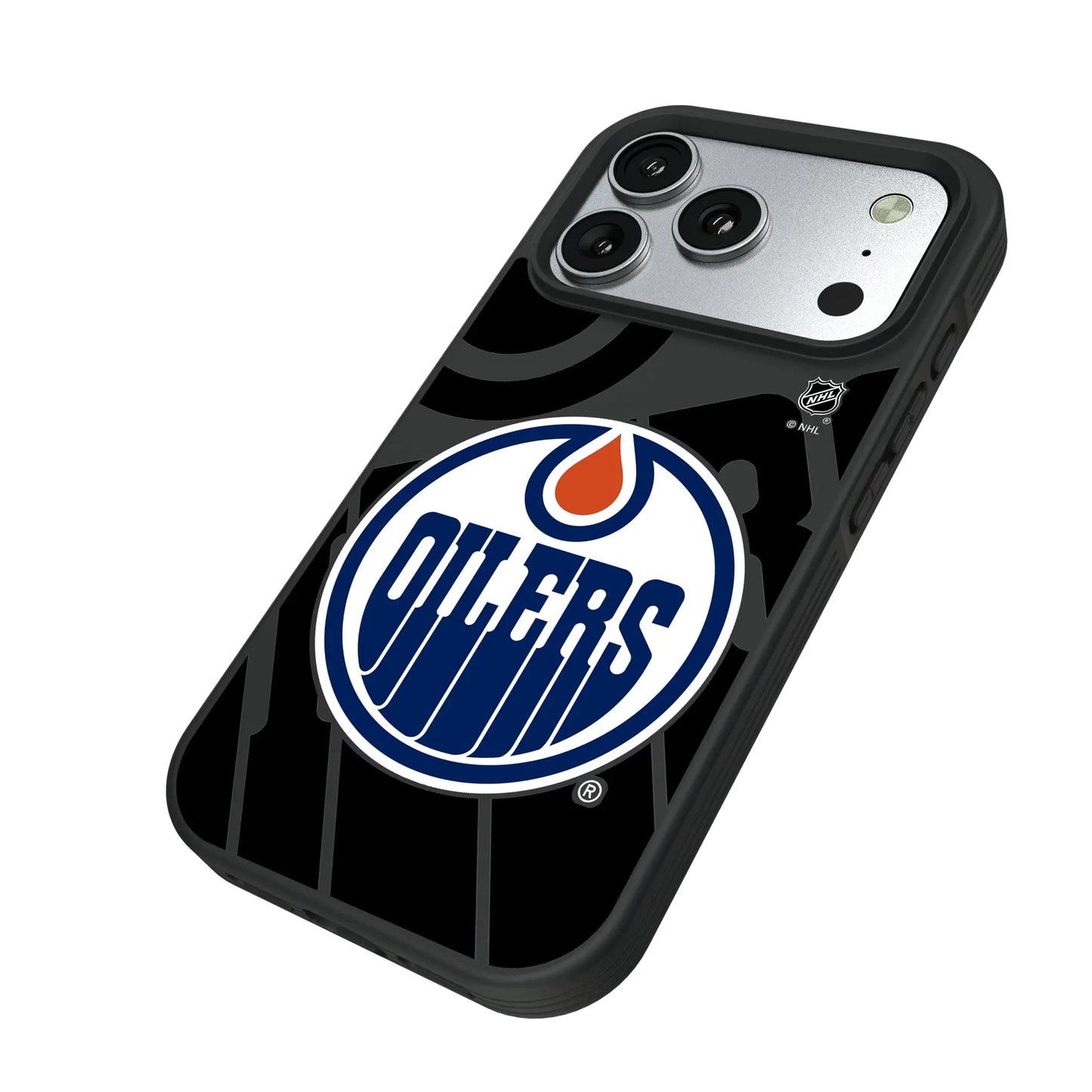 Edmonton Oilers Monocolor Tilt Bump Phone Case for Apple iPhone