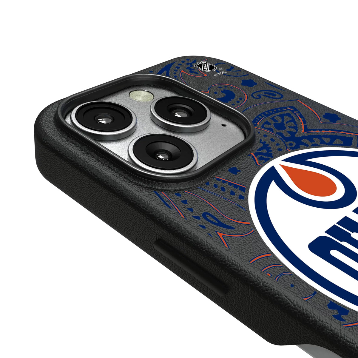 Edmonton Oilers Paisley MagSafe Compatible Phone Case for Apple iPhone