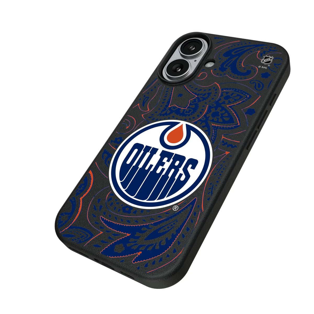 Edmonton Oilers Paisley MagSafe Compatible Phone Case for Apple iPhone