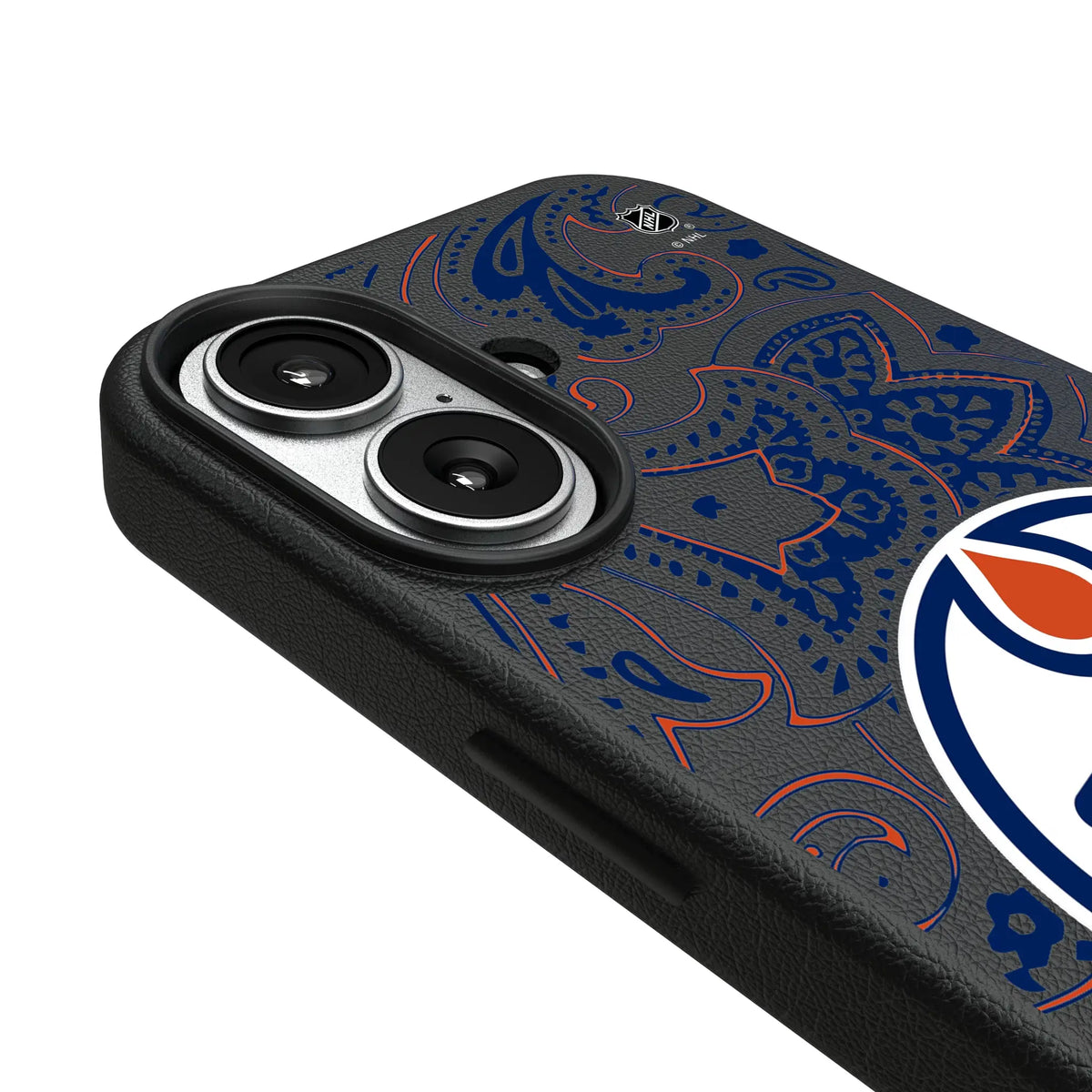 Edmonton Oilers Paisley MagSafe Compatible Phone Case for Apple iPhone